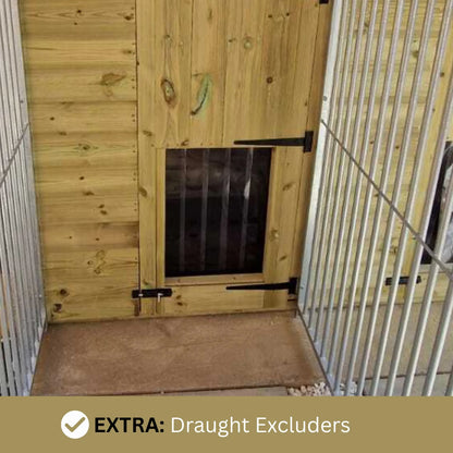 15 x 4ft Pent Duo Dog Kennel – Professional Installation Included